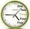 ESPERANZA EHC014G WALL CLOCK PRAGUE GREEN
