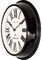 NEXTIME CLOCK 3129ZW AMSTERDAM G404 CM WALL BLACK