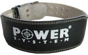 POWER SYSTEM ΖΩΝΗ POWER SYSTEM PS-3250 POWER BASIC ΔΕΡΜΑΤΙΝΗ ΜΑΥΡΗ (XL)