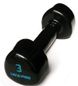   LIVEPRO LP8070 STUDIO DUMBBELL () (2 X 3 KG)