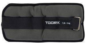 TOORX ΒΑΡΑΚΙΑ ΑΚΡΩΝ TOORX (AHF-073) ΜE VELCRO ΜΑΥΡΑ (2 Χ 1.5 KG)