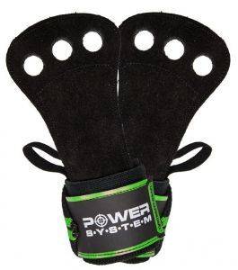 POWER SYSTEM ΠΡΟΣΤΑΤΕΥΤΙΚΑ ΠΑΛΑΜΗΣ CROSSFIT POWER SYSTEM PS-3330 ΜΑΥΡΑ/ΠΡΑΣΙΝΑ (ΖΕΥΓΟΣ)