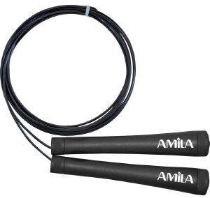 ΣΧΟΙΝΑΚΙ SPEED ROPE AMILA ΑΠΟ ΣΥΡΜΑ ΧΩΡΙΣ ΒΑΡΙΔΙΟ 2.5ΜΜ*3M ΜΑΥΡΟ ΣΧΟΙΝΑΚΙ SPEED ROPE AMILA ΑΠΟ ΣΥΡΜΑ ΧΩΡΙΣ ΒΑΡΙΔΙΟ 2.5ΜΜ*3M ΜΑΥΡΟ