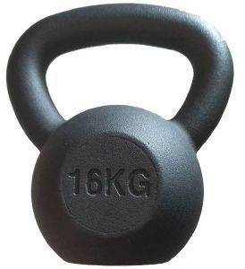 KETTLEBELL OPTIMUM BLACK MATT (16 KG)