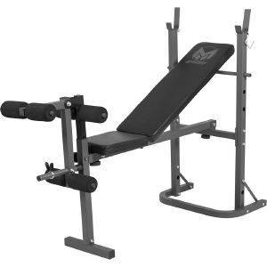    GYRONETICS MULTI INCLINE WEIGHT BENCH WITH LEG CURL