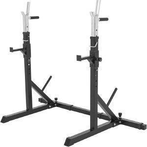  GORILLA SPORTS ADJUSTABLE SQUAT / BARBELL RACK