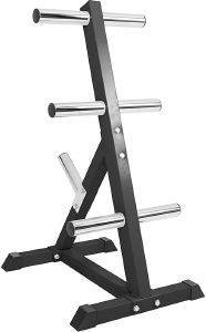   GORILLA SPORTS OLYMPIC WEIGHT PLATE RACK 4 BRANCHES 