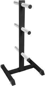    GORILLA SPORTS OLYMPIC WEIGHT PLATE RACK 3 BRANCHES 