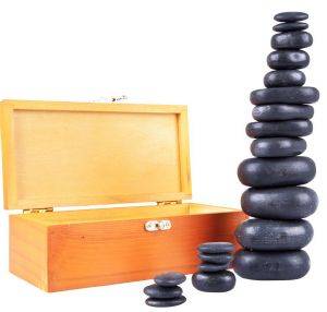   INSPORTLINE BASALT LAVA STONES SET (20 )