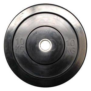 OPTIMUM ΔΙΣΚΟΣ OPTIMUM RUBBER BUMPER PLATE Φ50 ΜΑΥΡΟΣ (10 KG)