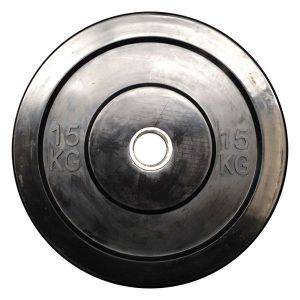 ΔΙΣΚΟΣ OPTIMUM RUBBER BUMPER PLATE Φ50 ΜΑΥΡΟΣ (15 KG) ΔΙΣΚΟΣ OPTIMUM RUBBER BUMPER PLATE Φ50 ΜΑΥΡΟΣ (15 KG)