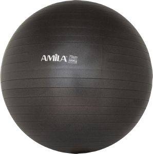 ΜΠΑΛΑ ΓΥΜΝΑΣΤΙΚΗΣ AMILA GYMBALL 95865 ΜΑΥΡΗ (75 CM) ΜΠΑΛΑ ΓΥΜΝΑΣΤΙΚΗΣ AMILA GYMBALL 95865 ΜΑΥΡΗ (75 CM)