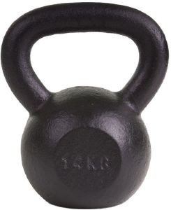 KETTLEBELL LIGA SPORT CAST IRON ΜΑΥΡΟ (14 KG) KETTLEBELL LIGA SPORT CAST IRON ΜΑΥΡΟ (14 KG)