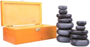   INSPORTLINE BASALT LAVA STONES SET (12 )