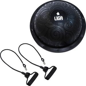   LIGASPORT BALANCE BALL WITH TUBE BANDS  (58 CM)