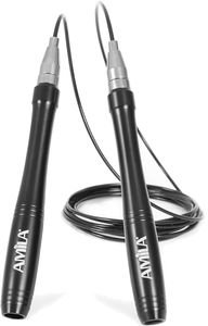 ΣΧΟΙΝΑΚΙ ΤΑΧΥΤΗΤΑΣ AMILA POWERSLIM SL SPEED ROPE ΜΑΥΡΟ ΣΧΟΙΝΑΚΙ ΤΑΧΥΤΗΤΑΣ AMILA POWERSLIM SL SPEED ROPE ΜΑΥΡΟ