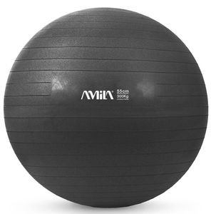 ΜΠΑΛΑ AMILA GYMBALL ΜΑΥΡΗ (55 CM) ΜΠΑΛΑ AMILA GYMBALL ΜΑΥΡΗ (55 CM)