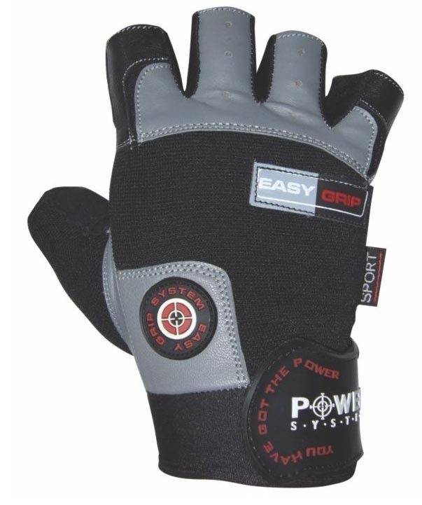 ΓΑΝΤΙΑ ΚΟΦΤΑ POWER SYSTEM EASY GRIP ΜΑΥΡΑ/ΓΚΡΙ (XL)