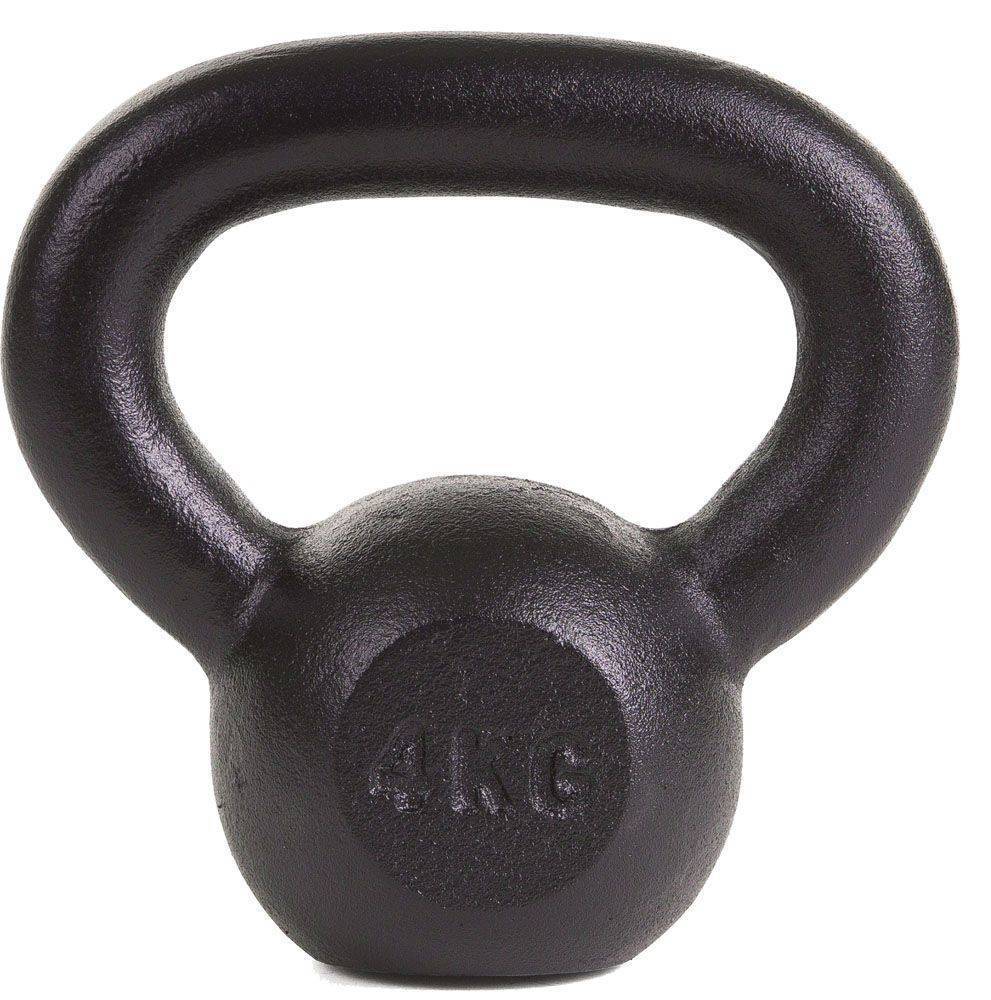 OPTIMUM KETTLEBELL OPTIMUM BLACK MATT (4 KG)