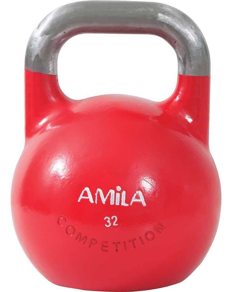 AMILA KETTLEBELL AMILA ΑΓΩΝΙΣΤΙΚΟ ΚΟΚΚΙΝΟ (32 KG)
