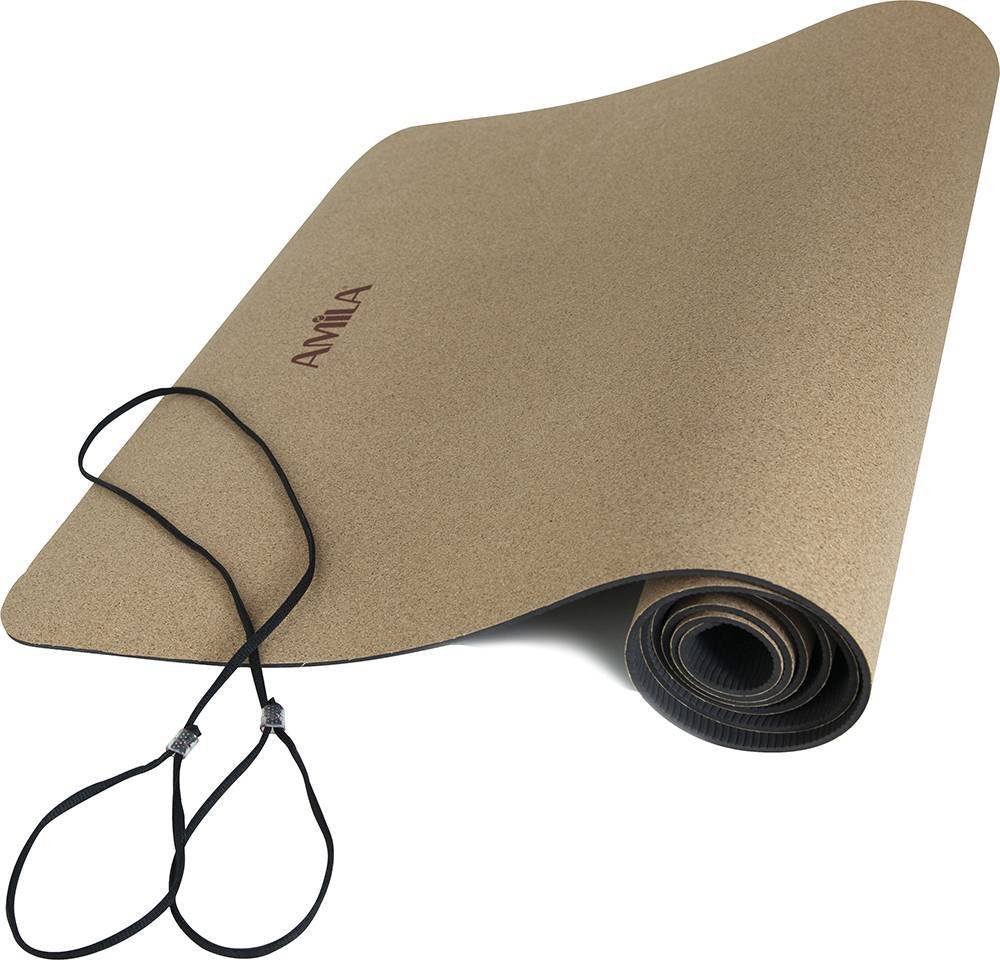 AMILA ΣΤΡΩΜΑ AMILA YOGA ΦΕΛΛΟΣ + TPE (173X61X0.6CM)