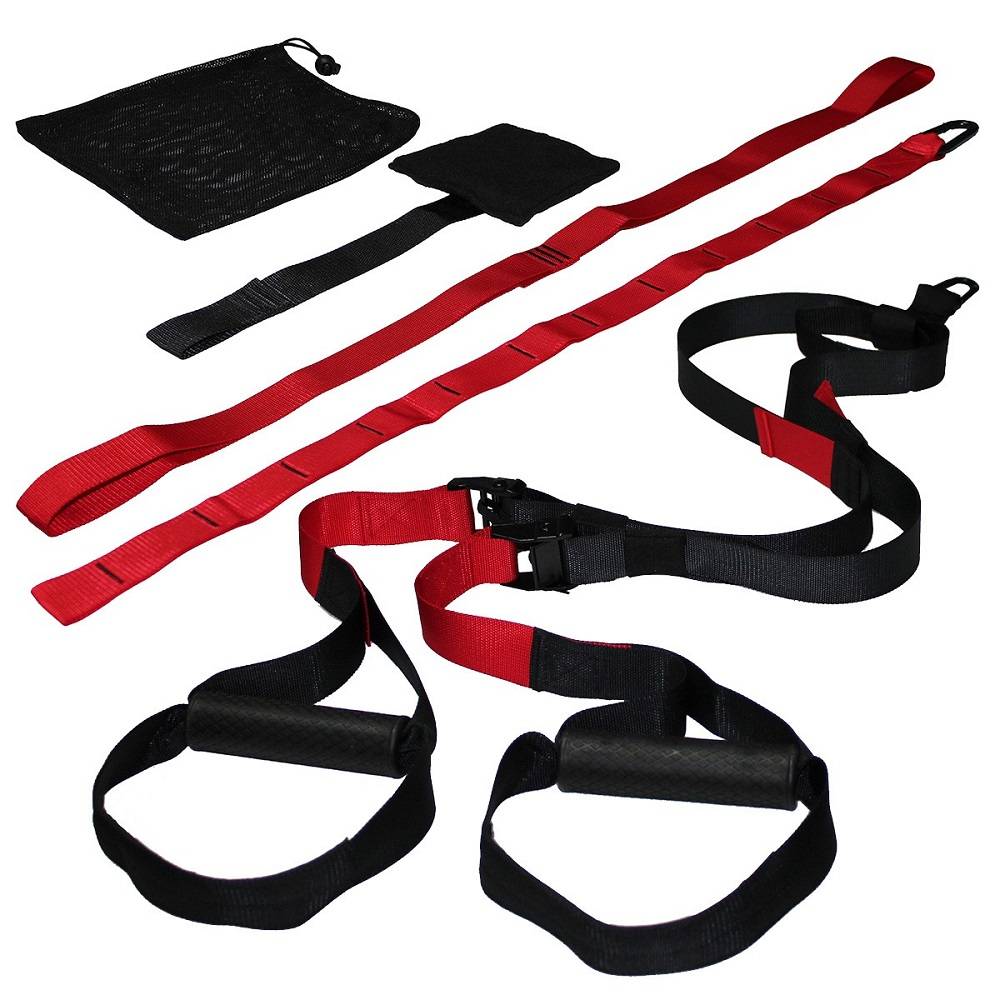 OPTIMUM ΣΥΣΤΗΜΑ ΜΕ ΙΜΑΝΤΕΣ OPTIMUM SUSPENSION TRAINER ΚΟΚΚΙΝΟ/ΜΑΥΡΟ