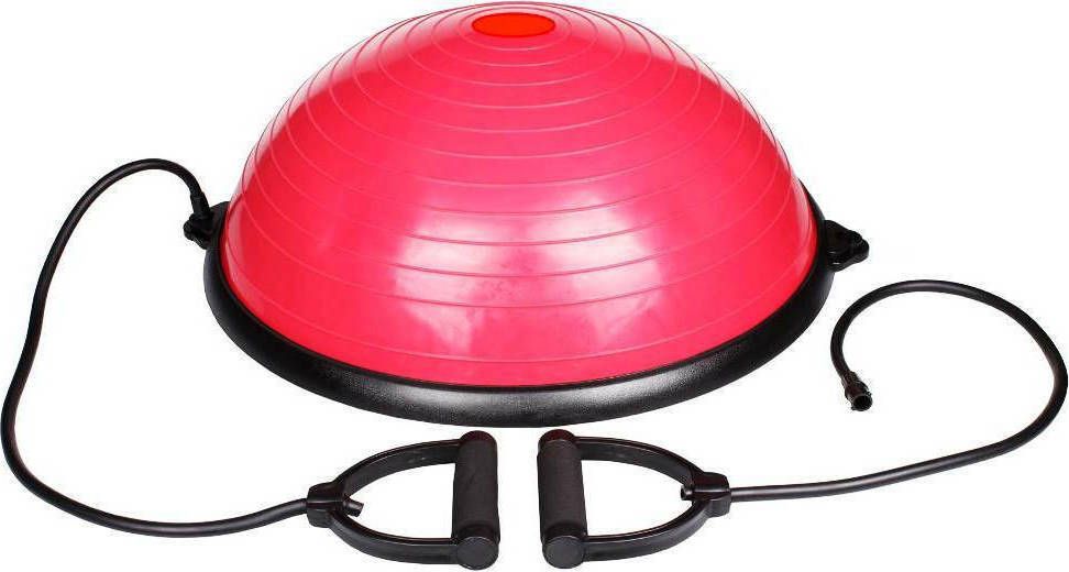 OPTIMUM ΜΠΑΛΑ ΙΣΟΡΡΟΠΙΑΣ OPTIMUM ΜΕ ΛΑΣΤΙΧΑ (58 CM) ΚΟΚΚΙΝΗ