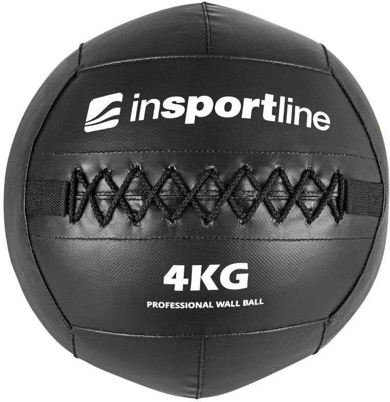 INSPORTLINE MEDICINE BALL INSPORTLINE WALBAL SE ΜΑΥΡΗ (4 KG)