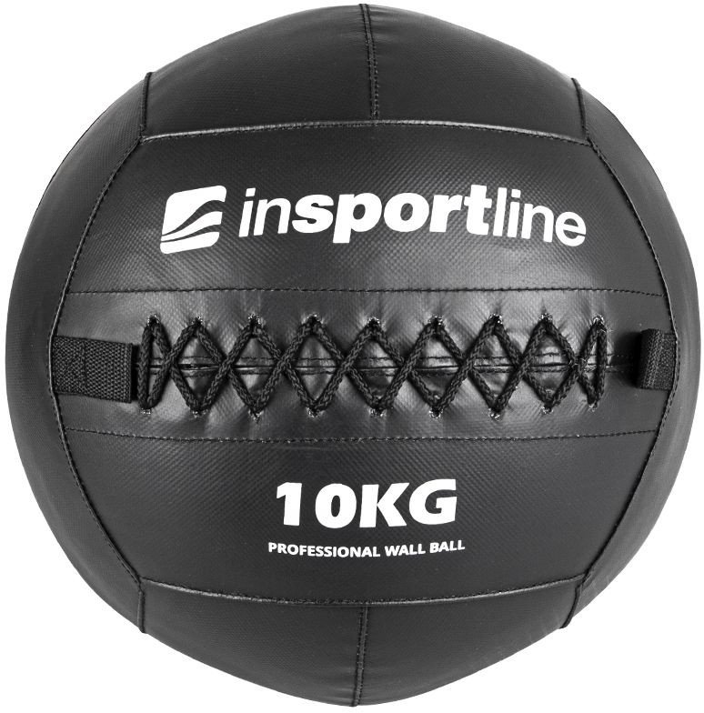 INSPORTLINE MEDICINE BALL INSPORTLINE WALBAL SE ΜΑΥΡΗ (10 KG)