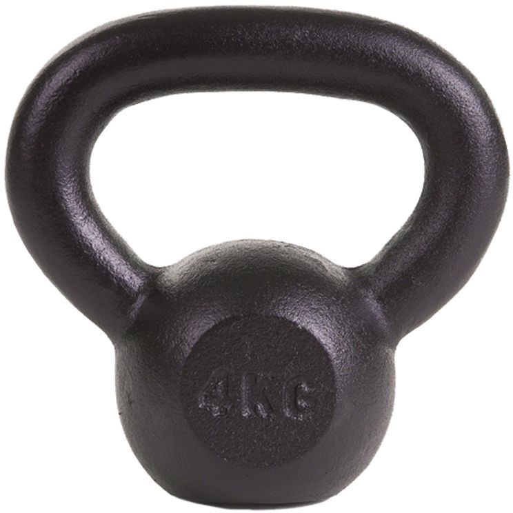 LIGA SPORT KETTLEBELL LIGA SPORT CAST IRON ΜΑΥΡΟ (4 KG)