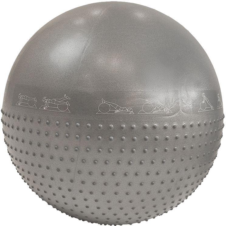 LIGA SPORT ΜΠΑΛΑ ΓΥΜΝΑΣΤΙΚΗΣ LIGA SPORT GYM BALL ΓΚΡΙ (65 CM)