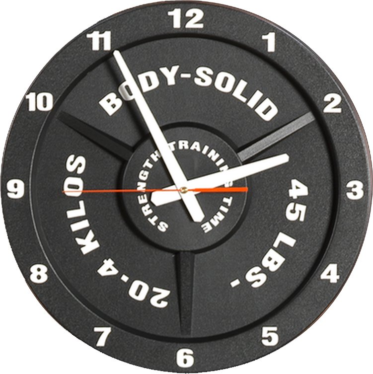 BODY-SOLID ΡΟΛΟΪ ΤΟΙΧΟΥ BODY-SOLID TIME CLOCK ΜΑΥΡΟ