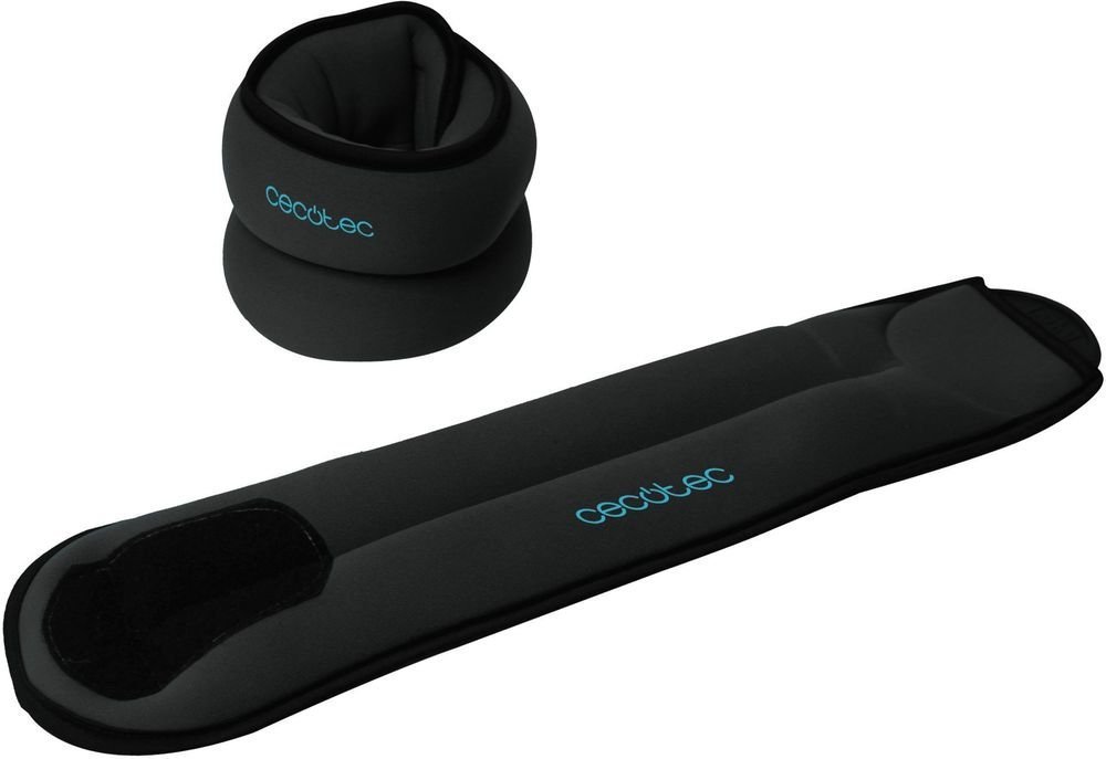 CECOTEC ΣΕΤ ΒΑΡΑΚΙΑ ΑΚΡΩΝ CECOTEC DRUMFIT ANKLEBELL 2000 NEO CEC-07207 ΜΑΥΡΑ (2 X 2 KG)
