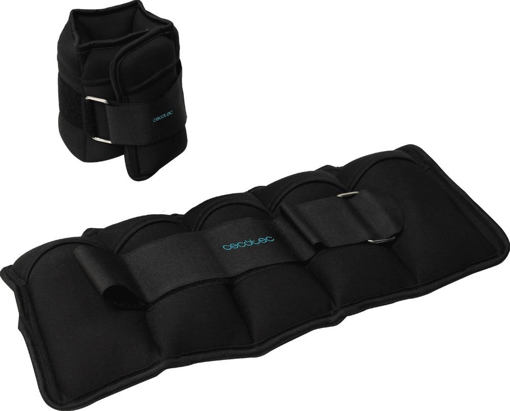 CECOTEC ΣΕΤ ΒΑΡΑΚΙΑ ΑΚΡΩΝ CECOTEC DRUMFIT ANKLEBELL 2500 NEO CEC-07208 ΜΑΥΡΑ (2 X 0.5-2.5 KG)