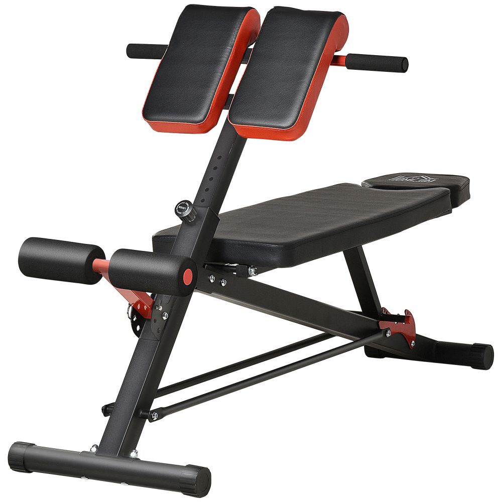 HOMCOM ΠΑΓΚΟΣ ΓΥΜΝΑΣΤΙΚΗΣ HOMCOM SIT UP ΜΑΥΡΟΣ (64 X 146 X 73.5-85 CM)