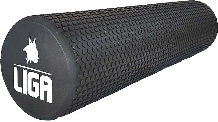 LIGA SPORT ΚΥΛΙΝΔΡΟΣ ΙΣΟΡΡΟΠΙΑΣ LIGASPORT FOAM ROLLER ΜΑΥΡΟ (60 CM)