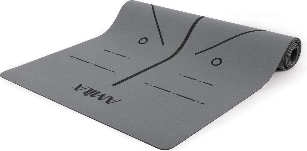 AMILA ΣΤΡΩΜΑ AMILA YOGA PU 96760 ΓΚΡΙ (183 X 65 X 0.4 CM)