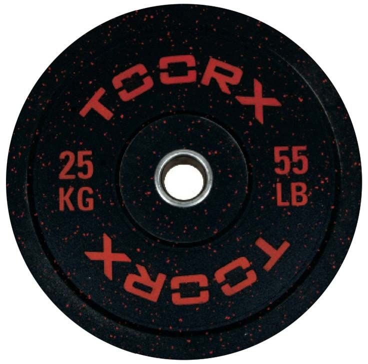 TOORX ΟΛΥΜΠΙΑΚΟΣ ΔΙΣΚΟΣ TOORX BUMPER CRUMB 45 CM (25 KG)