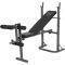    GYRONETICS MULTI INCLINE WEIGHT BENCH WITH LEG CURL