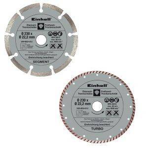 ΔΙΑΜΑΝΤΟΔΙΣΚΟΙ EINHELL ΓΙΑ ΓΩΝΙΑΚΟ ΤΡΟΧΟ 230 MM (4440333) ΔΙΑΜΑΝΤΟΔΙΣΚΟΙ EINHELL ΓΙΑ ΓΩΝΙΑΚΟ ΤΡΟΧΟ 230 MM (4440333)