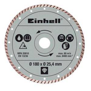 EINHELL ΔΙΑΜΑΝΤOΔΙΣΚΟΣ TURBO Φ180 X Φ25,4 ΜΜ (4301176) EINHELL ΔΙΑΜΑΝΤOΔΙΣΚΟΣ TURBO Φ180 X Φ25,4 ΜΜ (4301176)