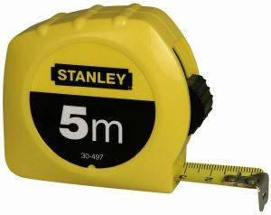 STANLEY ΜΕΤΡΟ ΣΕ ΣΥΣΚΕΥΑΣΙΑ 5M X 19MM STANLEY ΜΕΤΡΟ ΣΕ ΣΥΣΚΕΥΑΣΙΑ 5M X 19MM