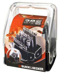 ΣΕΤ 38 ΤΕΜΑΧΙΩΝ ΜΕ ΕΞΑΡΤΗΜΑΤΑ BLACK & DECKER A7134 ΣΕΤ 38 ΤΕΜΑΧΙΩΝ ΜΕ ΕΞΑΡΤΗΜΑΤΑ BLACK & DECKER A7134