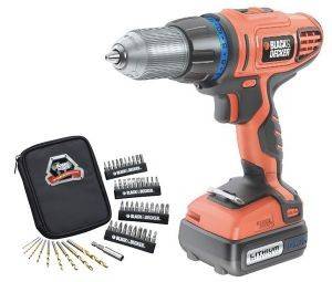     14,4V BLACK & DECKER HP148F4LBK+SET1LE10