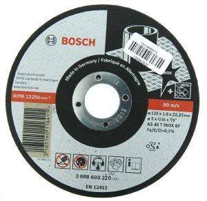 ΔΙΣΚΟΣ ΙΝΟΧ BOSCH 1,6MM - 125 MM ΔΙΣΚΟΣ ΙΝΟΧ BOSCH 1,6MM - 125 MM