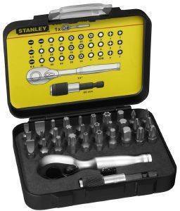 STANLEY ΣΕΤ ΜΕ ΜΥΤΕΣ 32 ΤΕΜΑΧΙΩΝ 1/4\ STANLEY ΣΕΤ ΜΕ ΜΥΤΕΣ 32 ΤΕΜΑΧΙΩΝ 1/4\