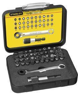 ΣΕΤ ΜΕ ΜΥΤΕΣ 32 ΤΕΜΑΧΙΩΝ STANLEY 1/4\ ΣΕΤ ΜΕ ΜΥΤΕΣ 32 ΤΕΜΑΧΙΩΝ STANLEY 1/4\