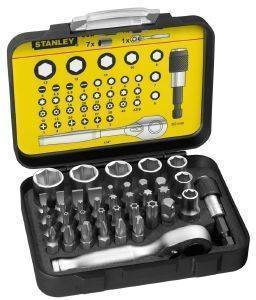 STANLEY ΣΕΤ ΜΕ ΜΥΤΕΣ 39 ΤΕΜΑΧΙΩΝ 1/4\ STANLEY ΣΕΤ ΜΕ ΜΥΤΕΣ 39 ΤΕΜΑΧΙΩΝ 1/4\