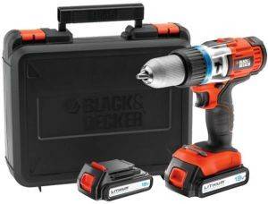 �����/���� ��������� ���������������� BLACK & DECKER EGBHP188BK 18V (2 ����.)