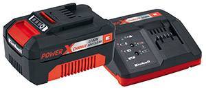 EINHELL ΤΑΧΥΦΟΡΤΙΣΤΗΣ 30MIN EINHELL ΓΙΑ ΜΠΑΤΑΡΙΕΣ ΣΕΙΡΑΣ POWER X-CHANGE+ΜΠΑΤΑΡΙΑ 18V LI-ION 4AH 4512042